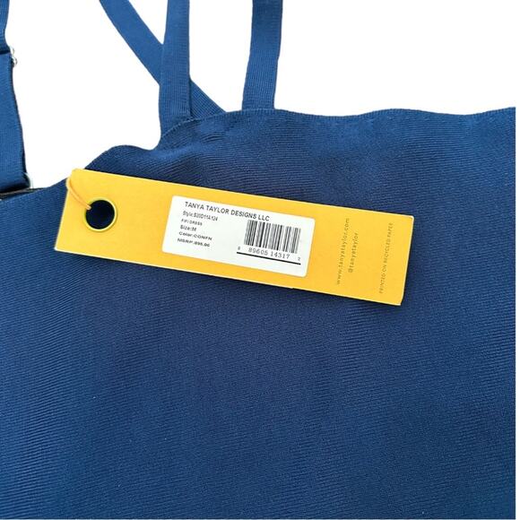 NWT Tanya Taylor Fifi Women's Maxi Dress in Confetti Navy Blue Size Medium - Picture 8 of 16